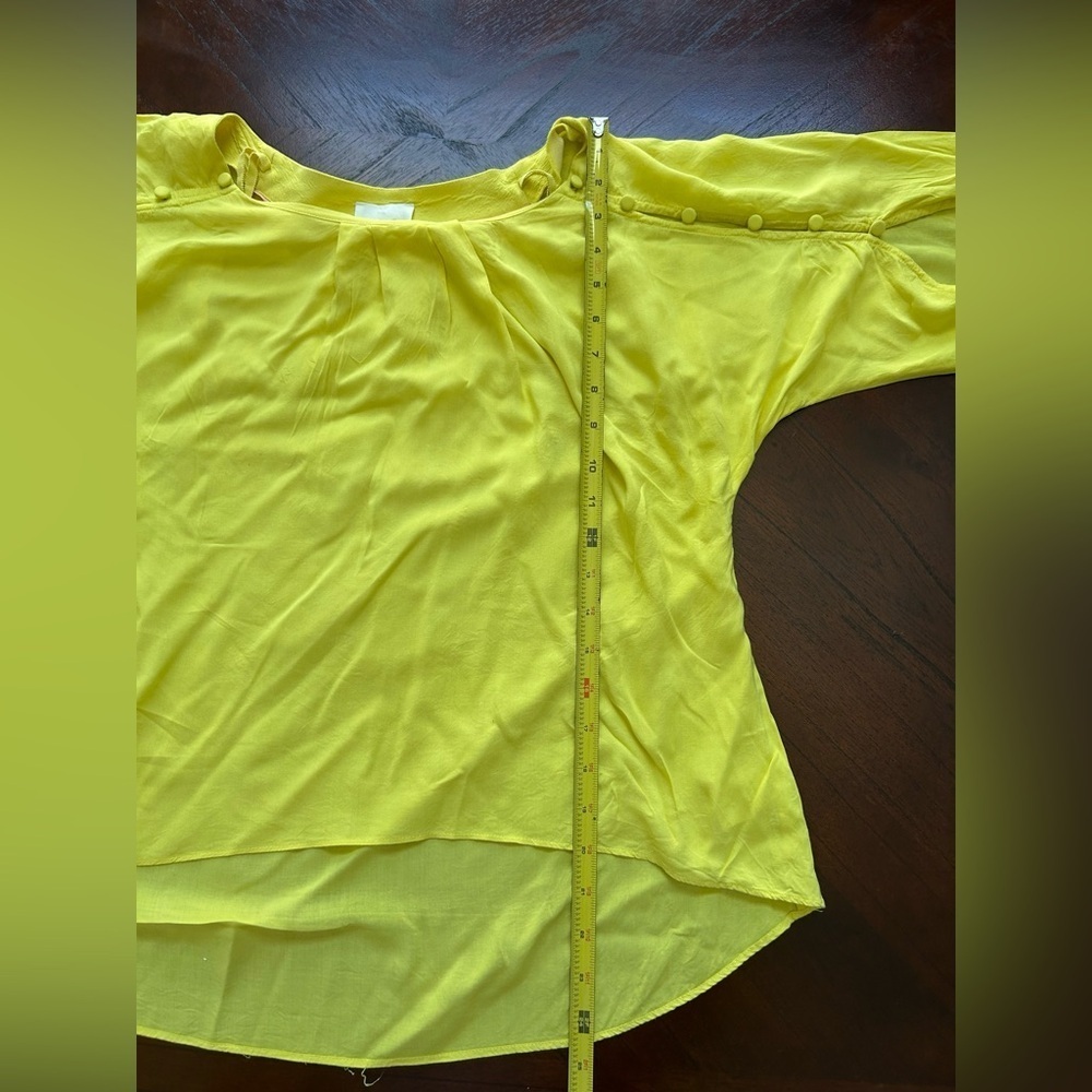 MAEVE Yellow Women's Top SIZE SMALL - Picture 5 of 6